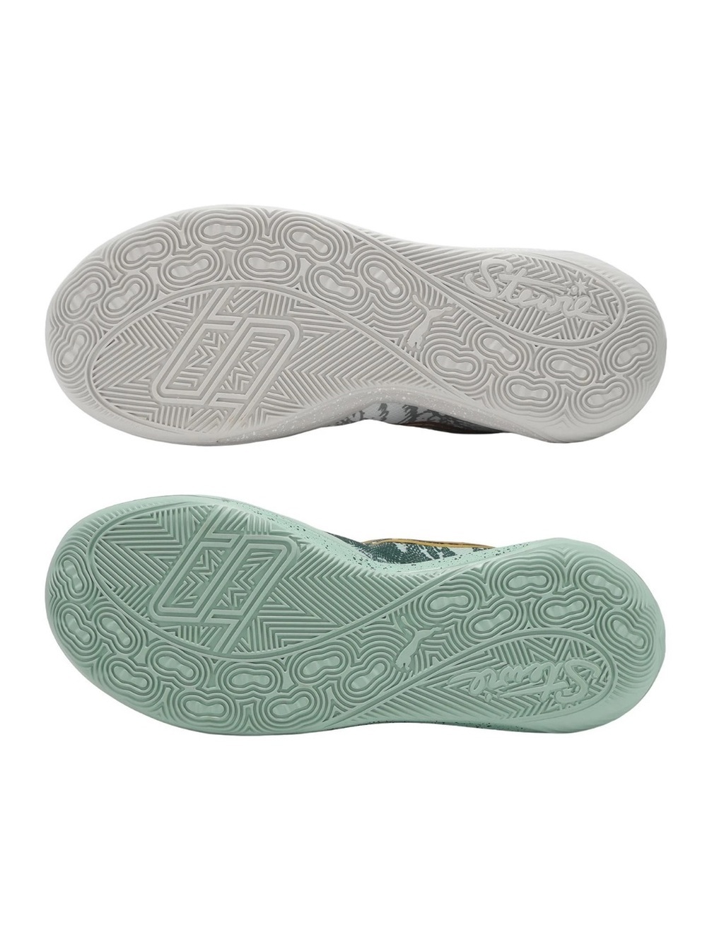 Puma White and Dark Green Harry Potter Accent Sneakers - Picture 5 of 8
